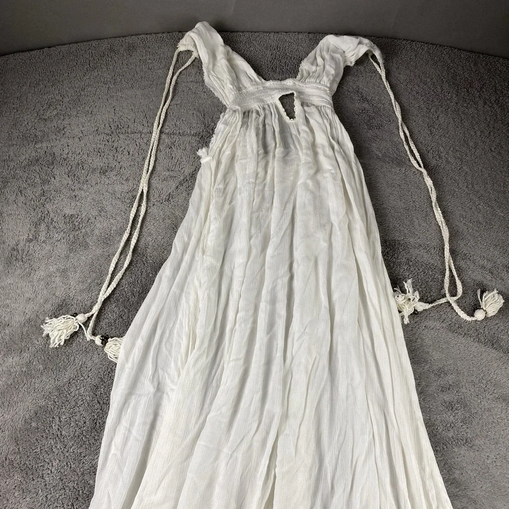 Free People Sweet Sea Lace Maxi Dress Womens XS Ivory